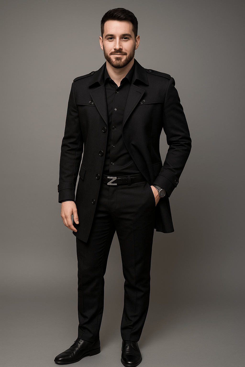 Structured Trench Coat