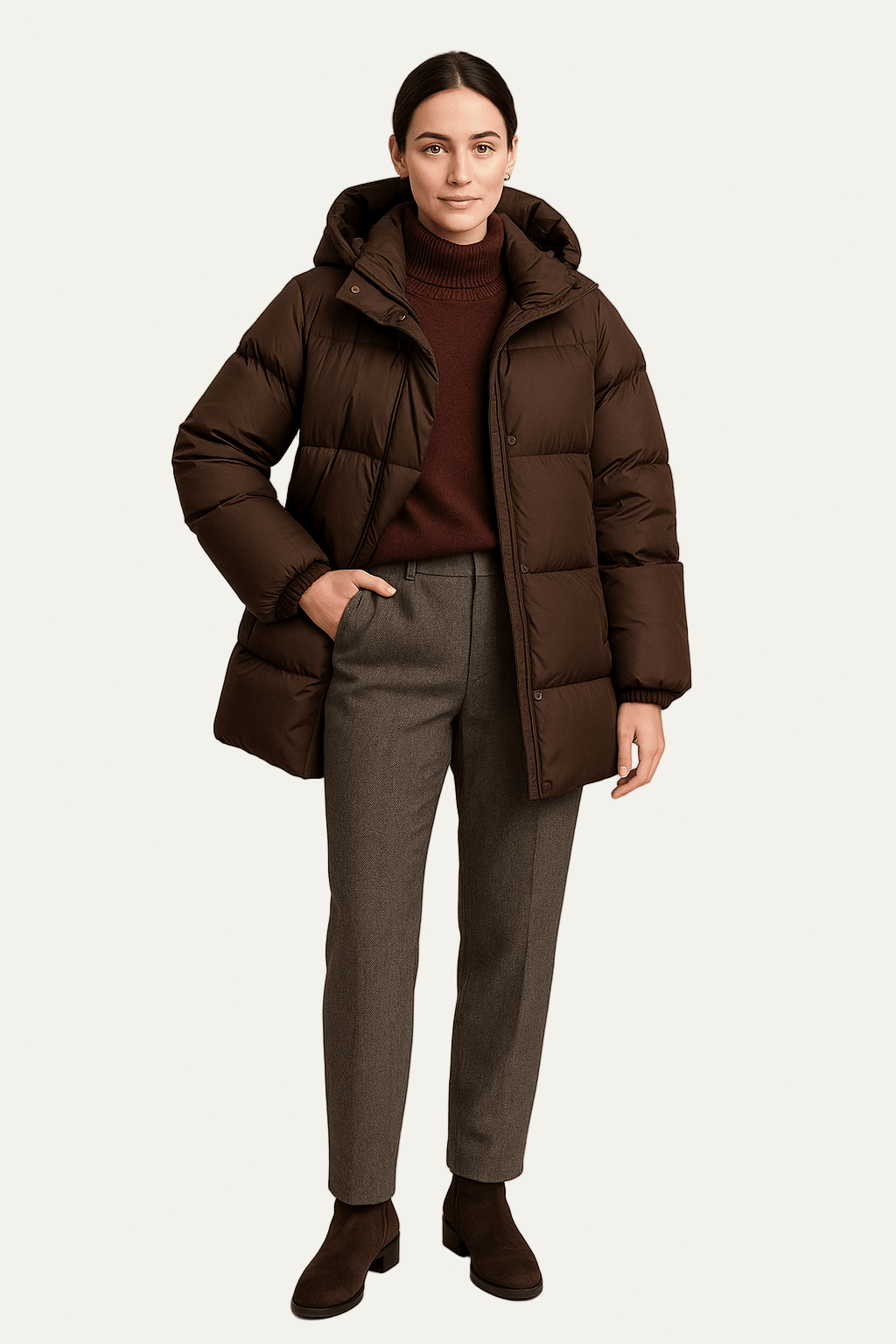 Women’s Double Breasted Sophisticated Trench Coat