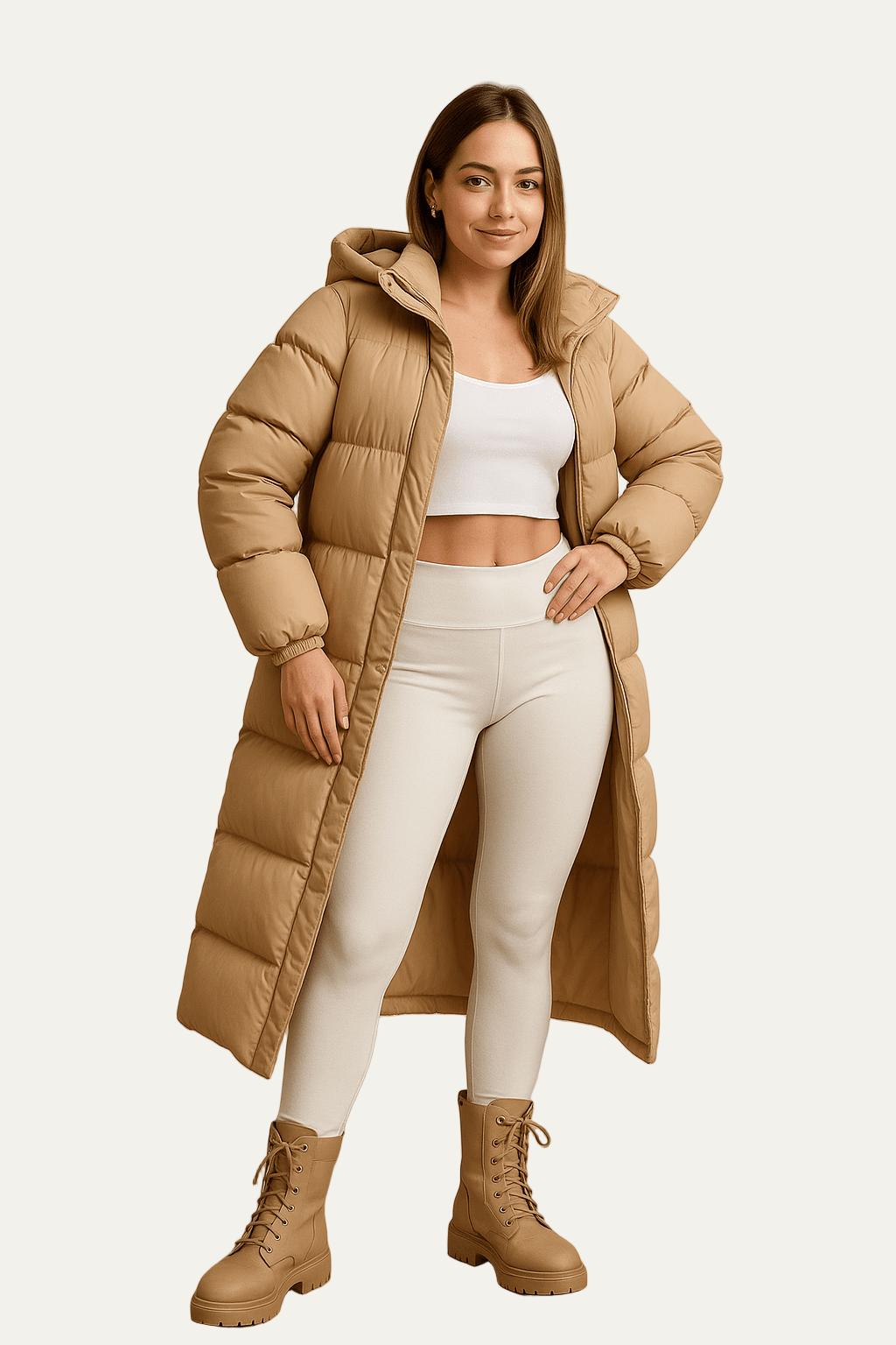 Women’s Cable Knit Zip Up Stand Collar Jacket