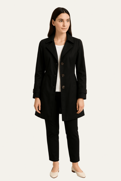 Women’s Classic Single Breasted Trench Coat