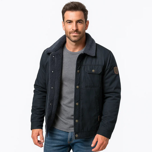 Men’s Sherpa Lined Utility Jacket