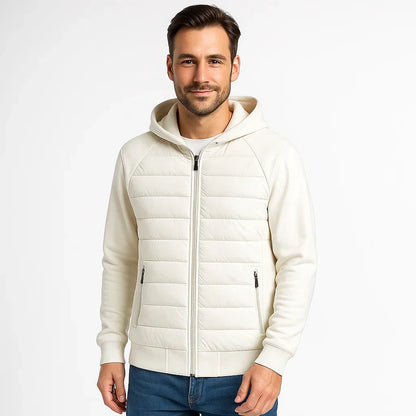 Men’s Hybrid Hooded Quilted Jacket