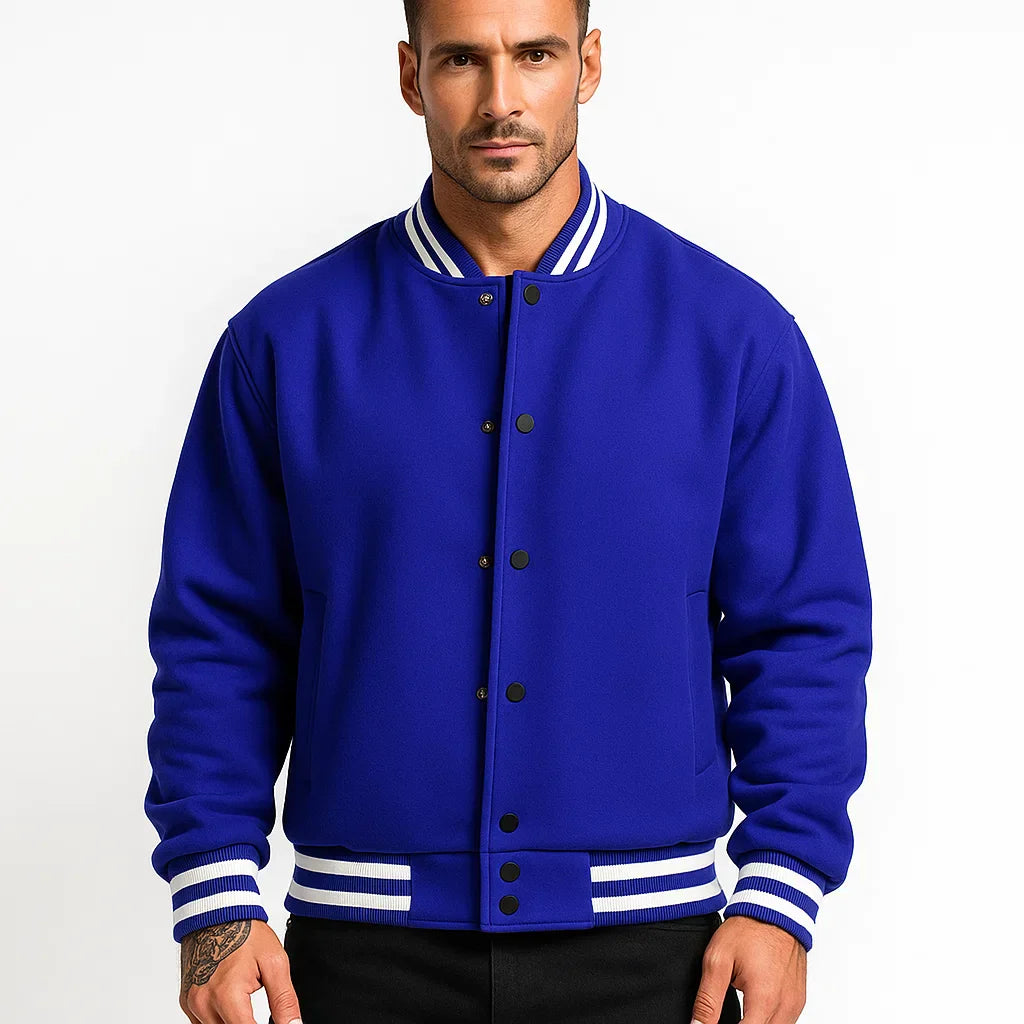 Men’s Classic Varsity Snap Jacket