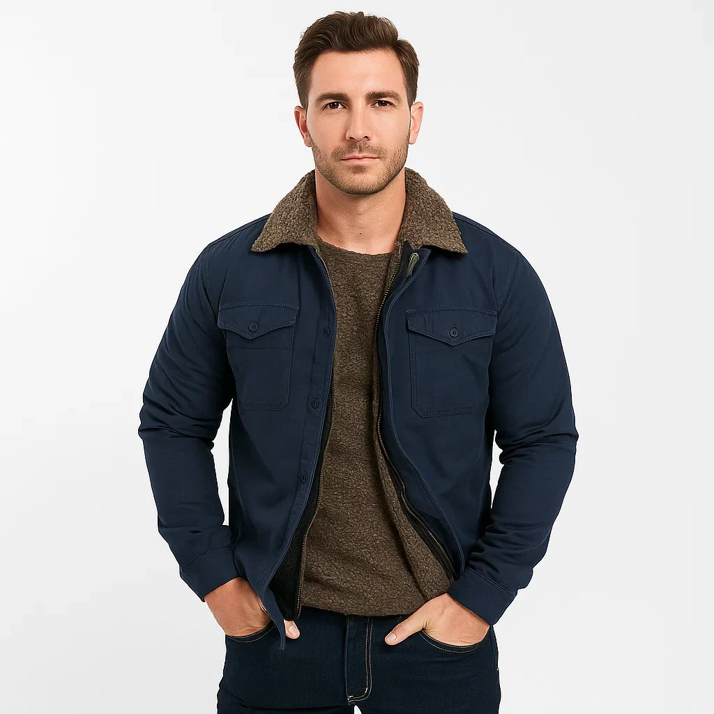 Men’s Sherpa Collar Workwear Jacket