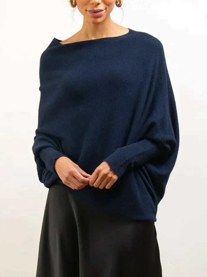 Asymmetrical Oversized Women's Sweater - Sophia