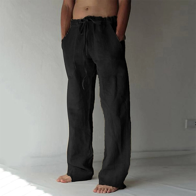 Wilhelm | Men’s Linen Pants – Casual Summer Trousers with Breathable Comfort