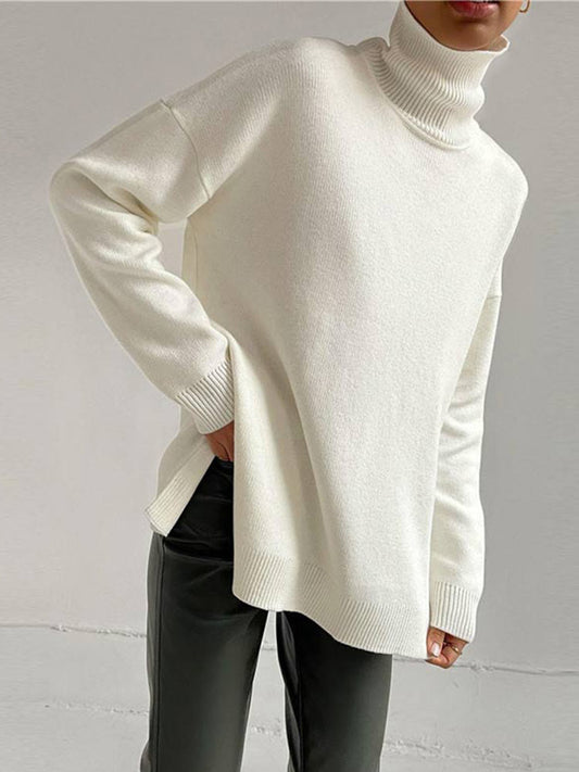 AylasShirt | Oversized Turtleneck Sweater for Women