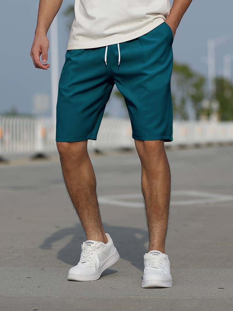 Daniel Drawstring Graphic Shorts