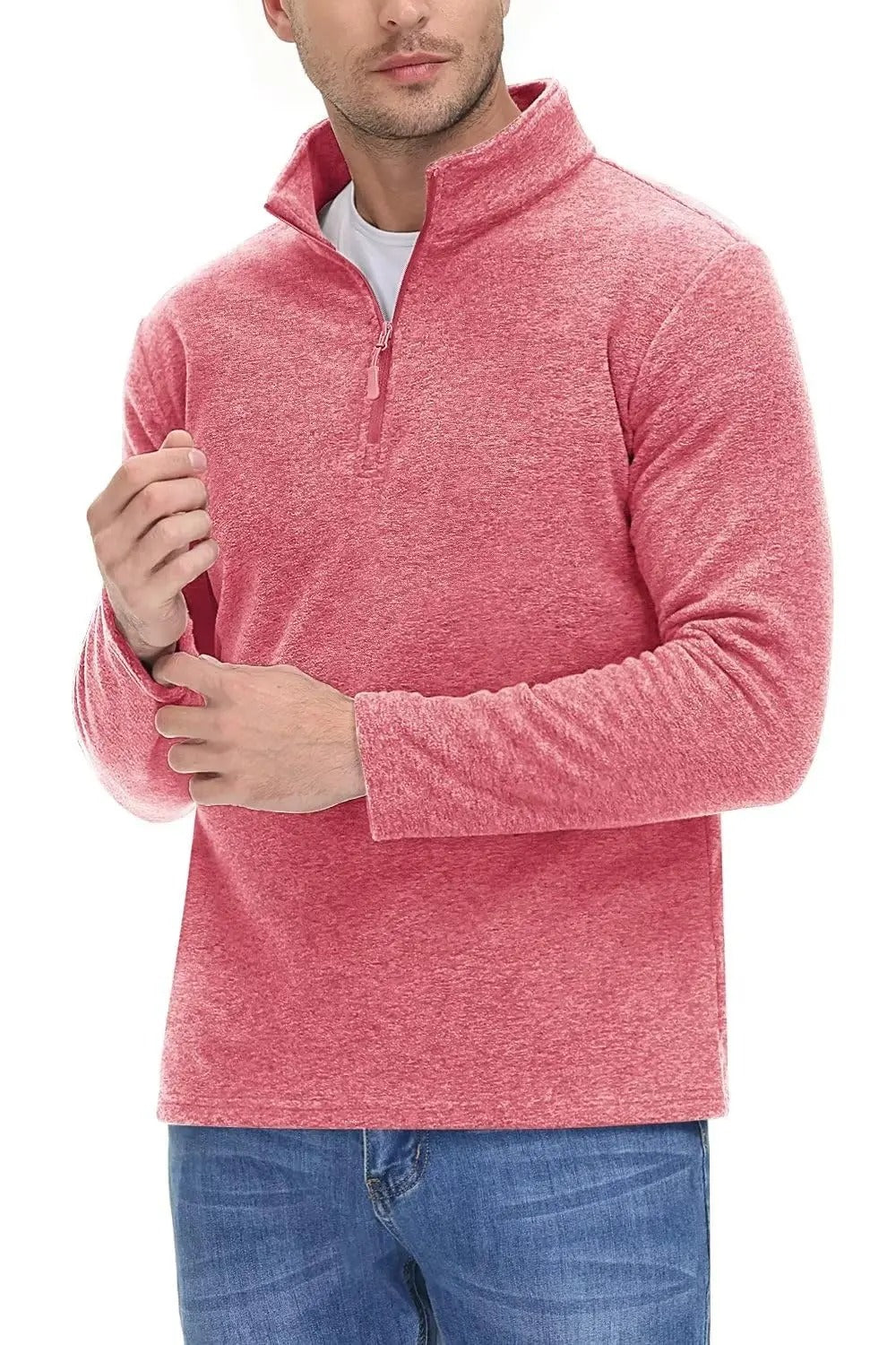 Cozy Fleece Pullover with Half Zip