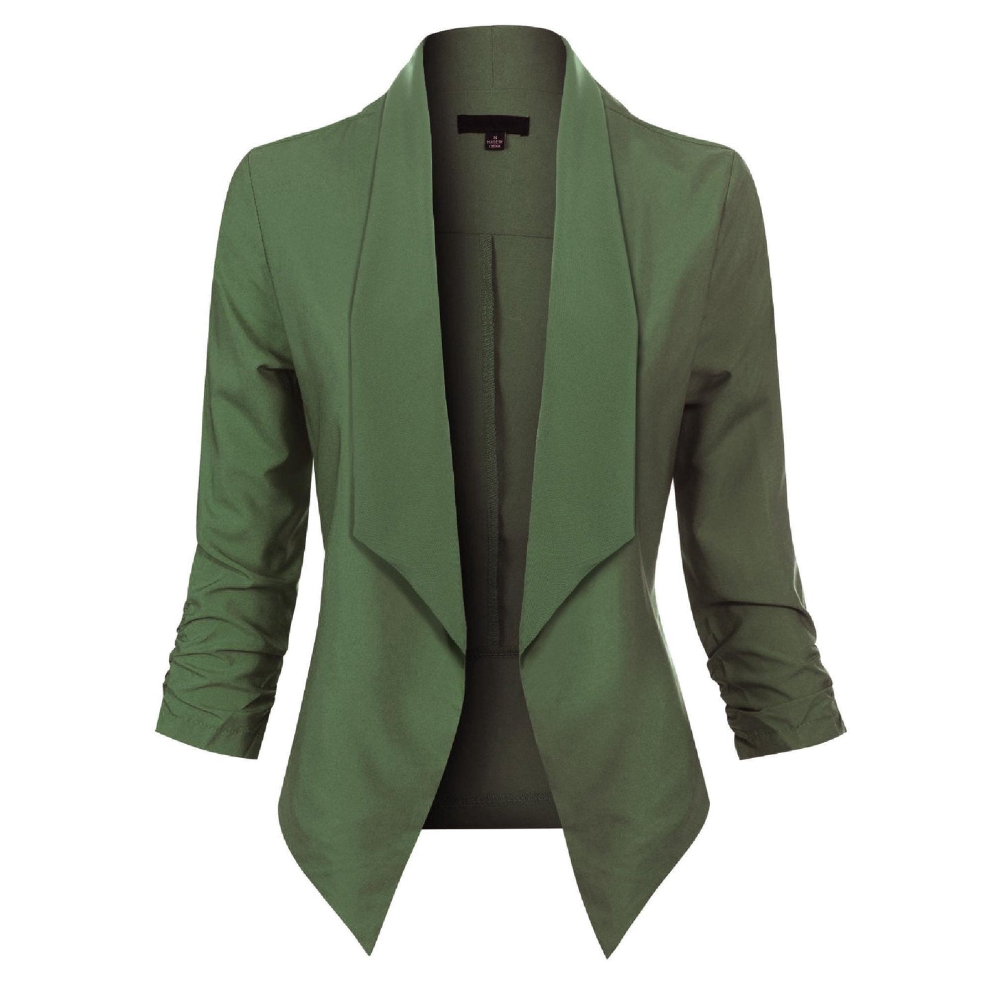 Slim Fit Open Front Women's Jacket