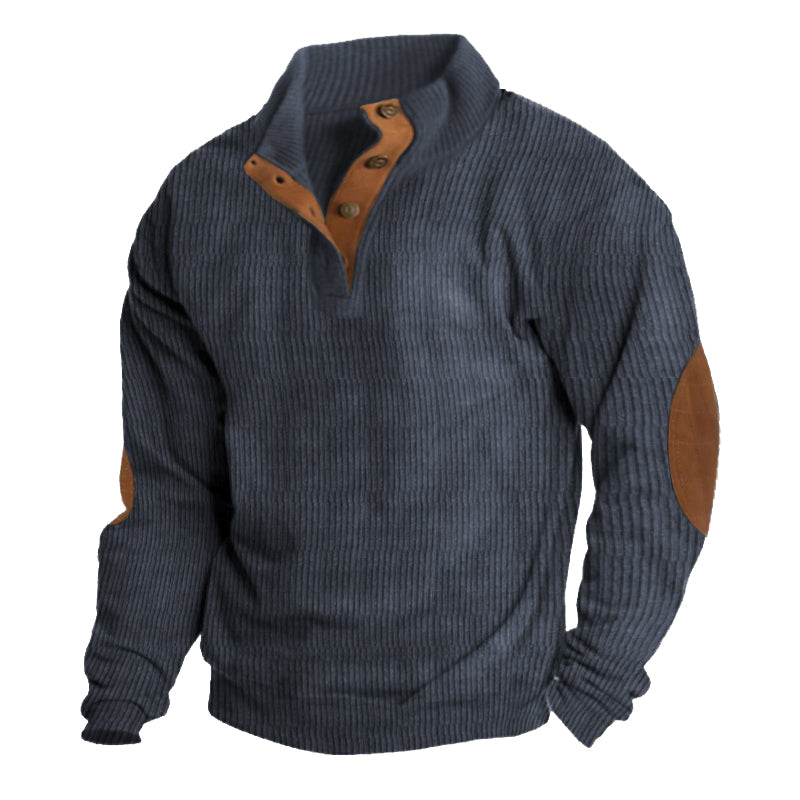 Casual Men's Crew Neck Pullover Sweater