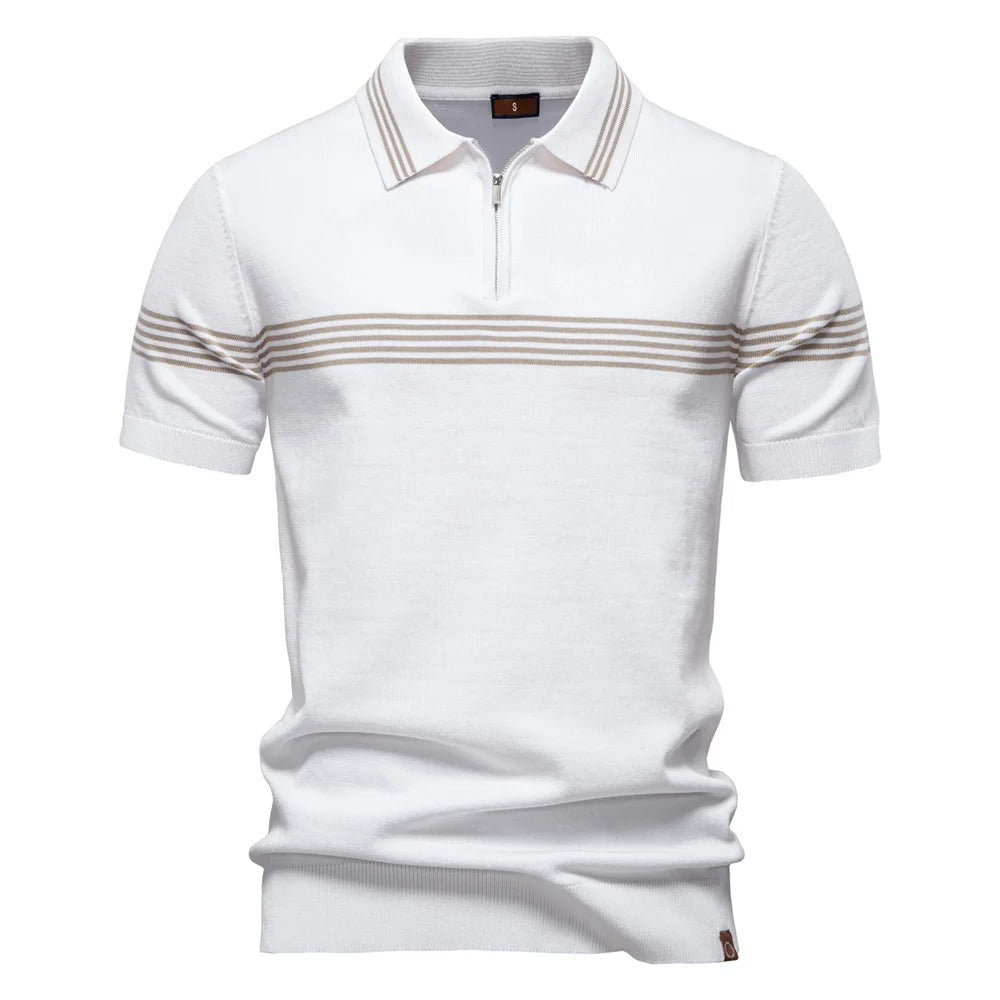 Classic English Knit Polo - BritishElegance
