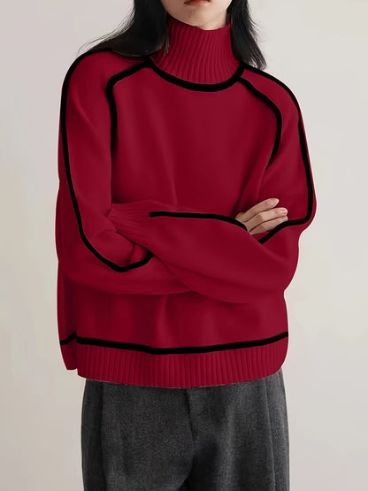 Classic Cozy Long Sleeve Winter Sweater