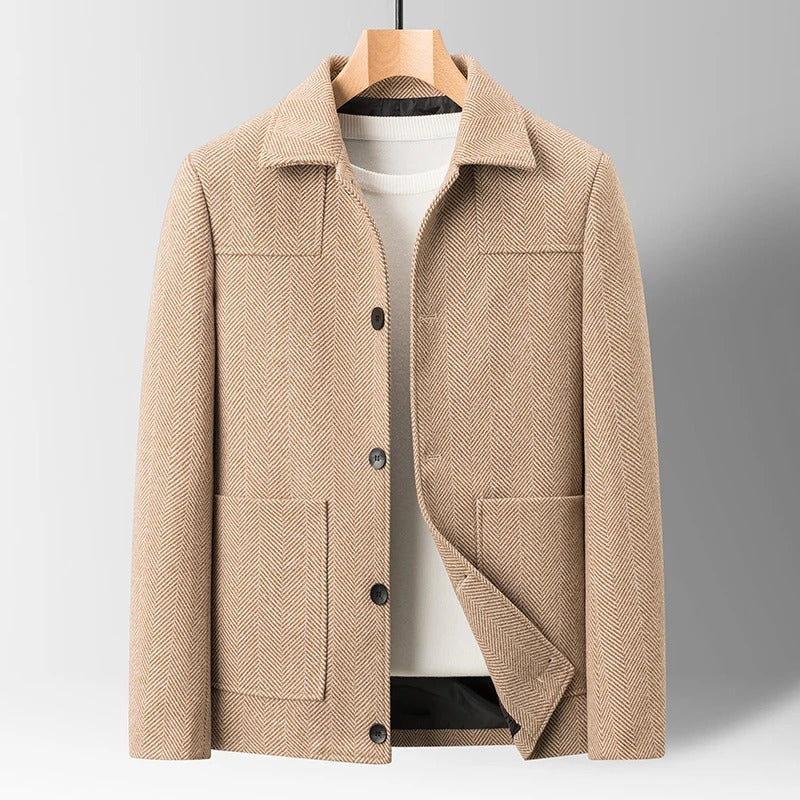 Klassische Fischgrat Jacke