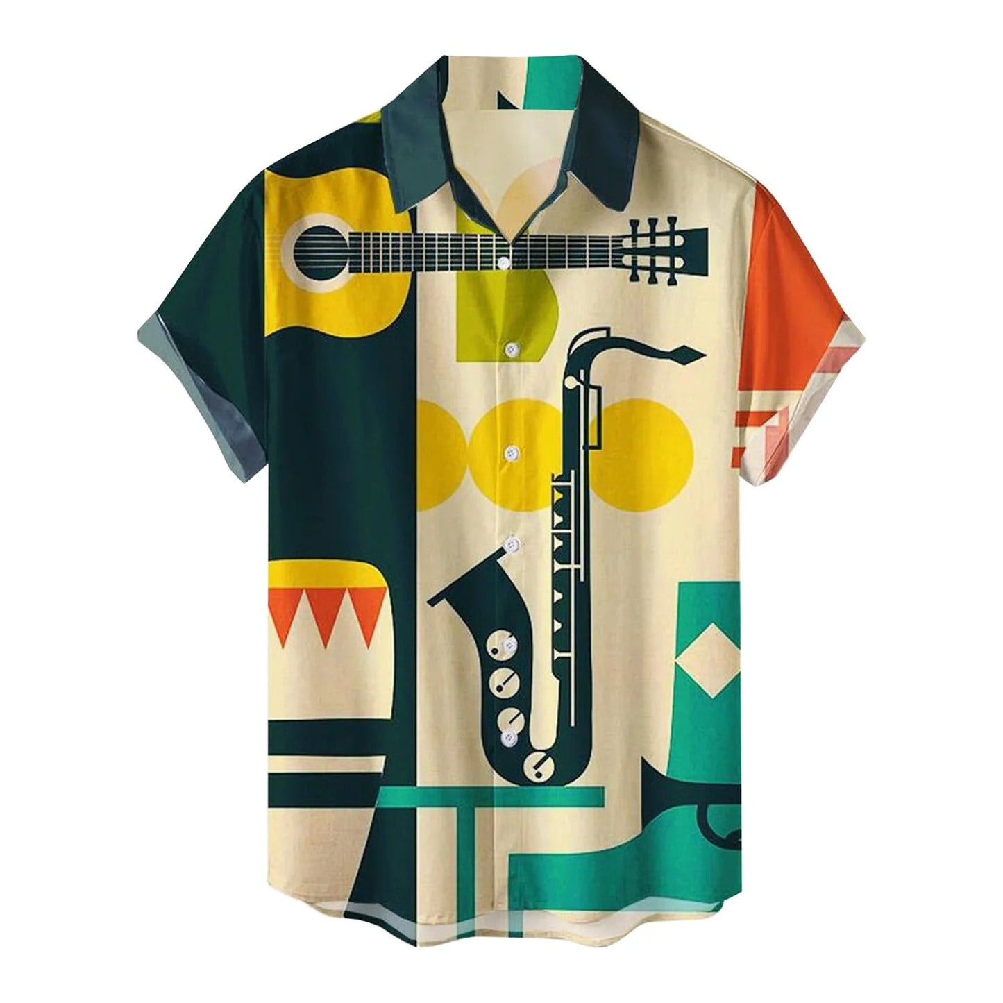 Vintage Cat Short Sleeve Shirt