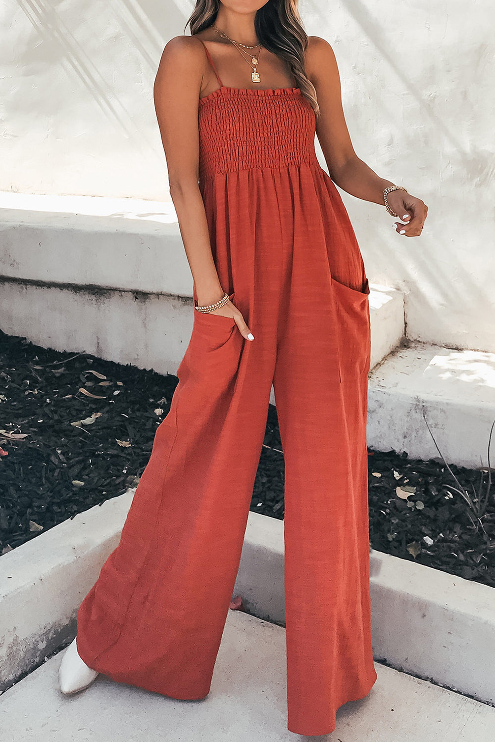 Comfy Women's Summer Romper with Pockets