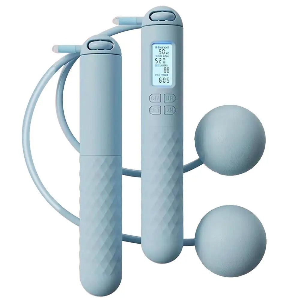 Wireless Fitness Jump Rope with LCD Display for Workout