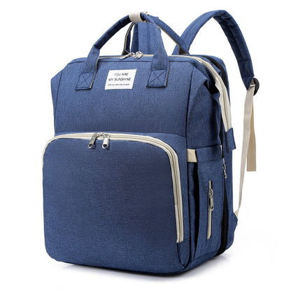 Portable Baby Bed and Nappy Bag – Multi-Function Travel Backpack