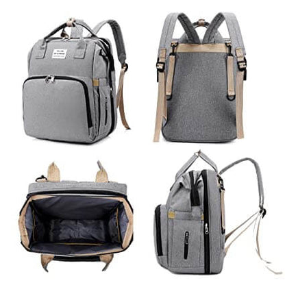 Portable Baby Bed and Nappy Bag – Multi-Function Travel Backpack