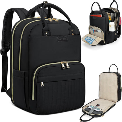 Water-Resistant Travel Laptop Backpack with Organised Compartments – 15.6' Fit