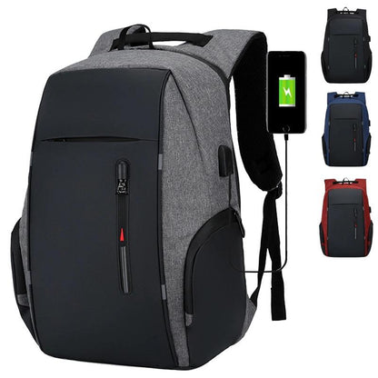 Waterproof Hiking Backpack With USB Charger 15.6 Inch Laptop - BritishElegance