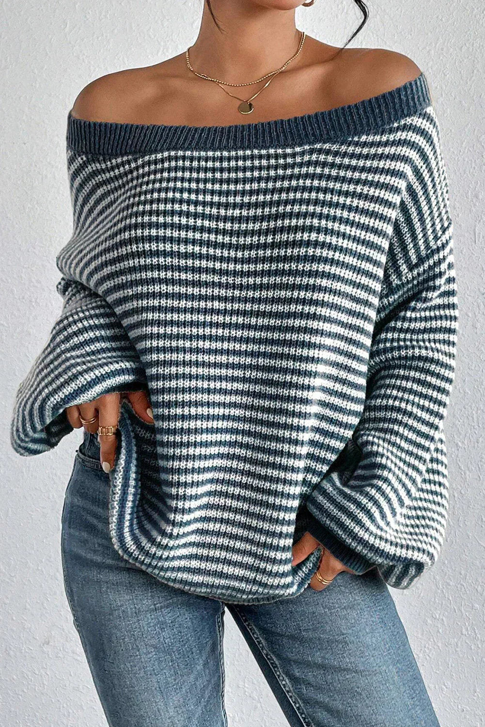 Fae | Women's Knitted Sweater | Off Shoulder