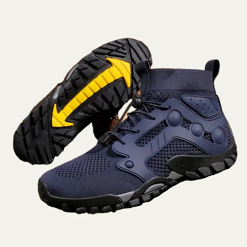 Men’s Mid Cut Trail Shoe with Knit Cuff and Quick Lace