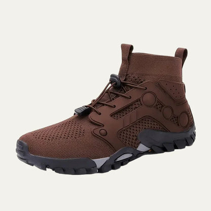 Men’s Mid Cut Trail Shoe with Knit Cuff and Quick Lace
