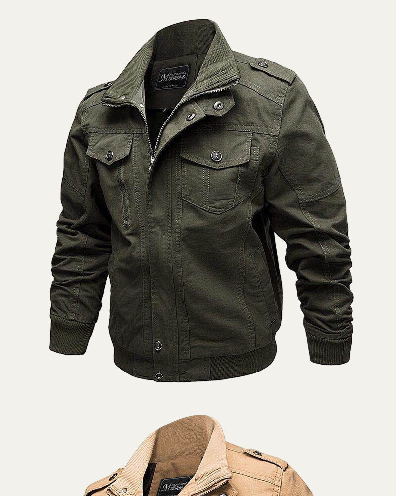 Men’s Military Inspired Casual Jacket