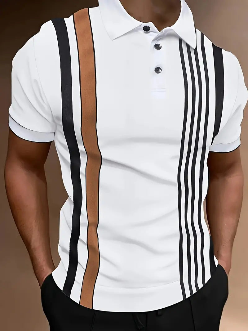 Retro Stripe Michael T-Shirt