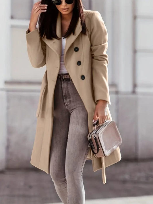 Warm Winter Classic Daisy Coat - BritishElegance