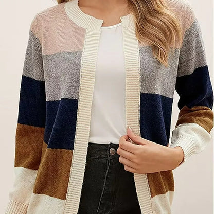 Women's Fashionable Colourful Open Cardigan Sweater