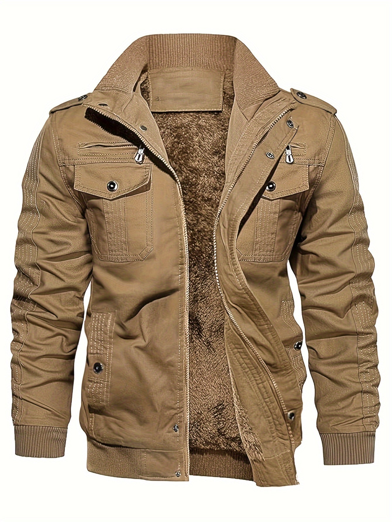 Warm Waterproof Mens Winter Parka Jacket with Hood