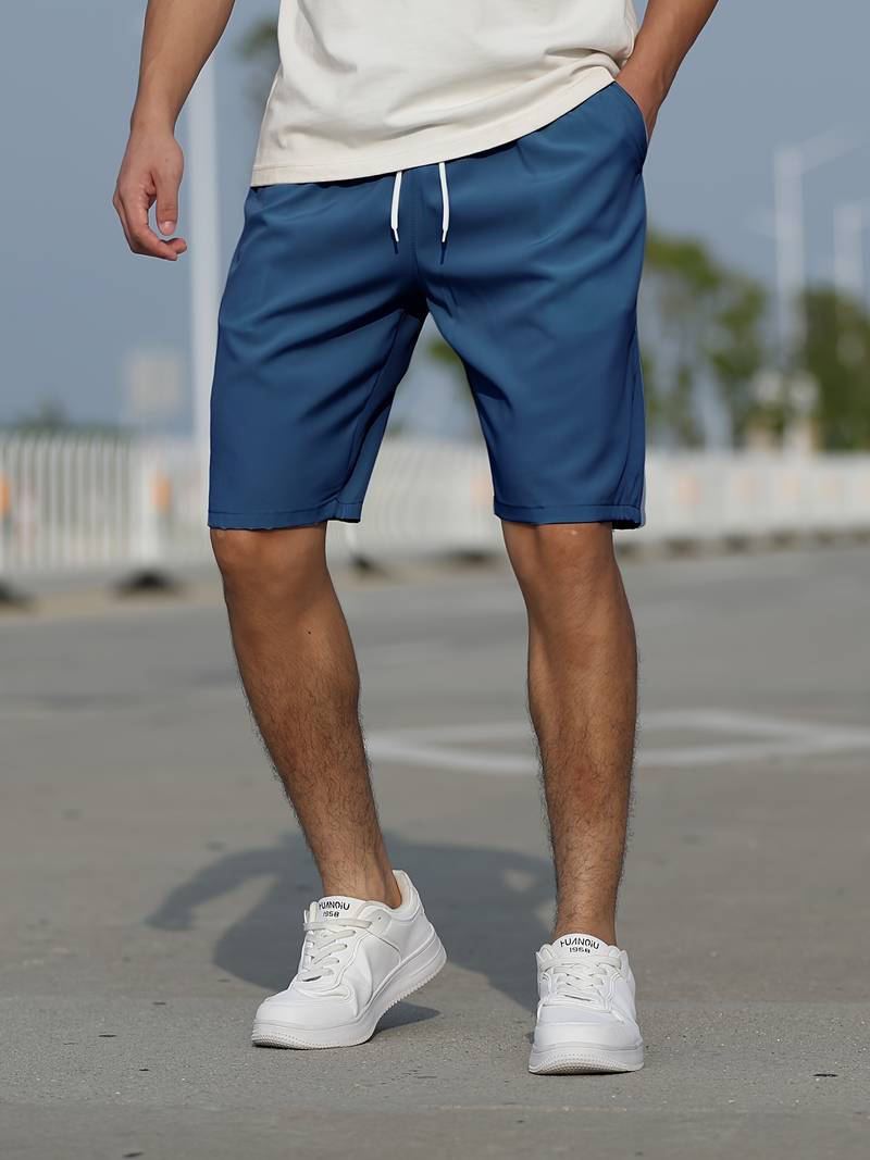 Daniel Drawstring Graphic Shorts