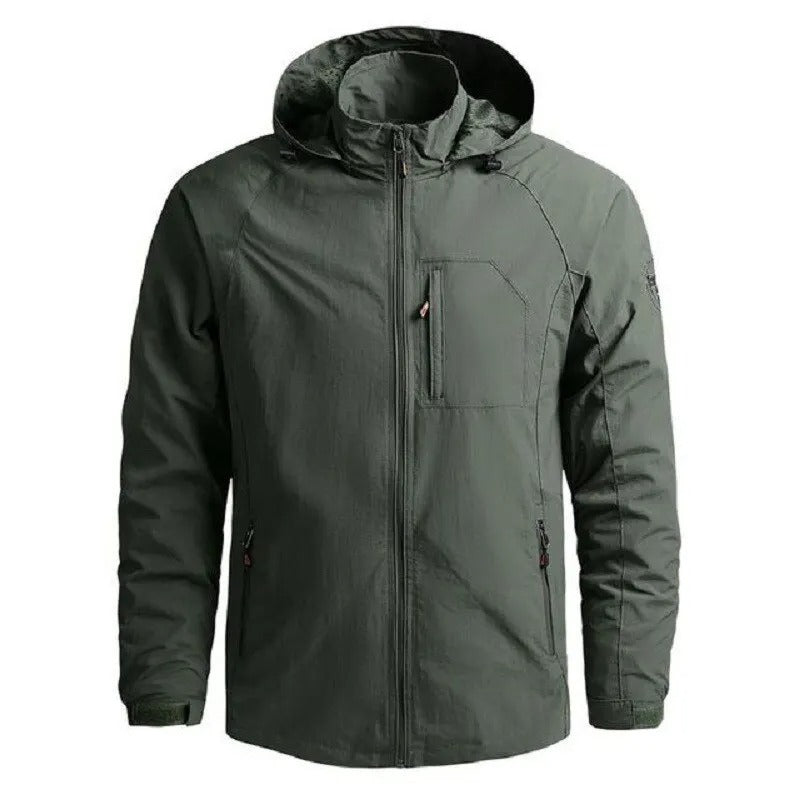 Men’s Outdoor Full Zip Hooded Jacket