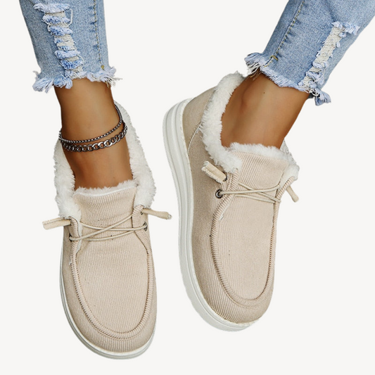 Women’s Orthopedic Slip-On Shoes – Fleece Lining