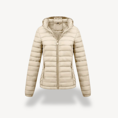 Women’s Quilted Puffer Jacket with Hood