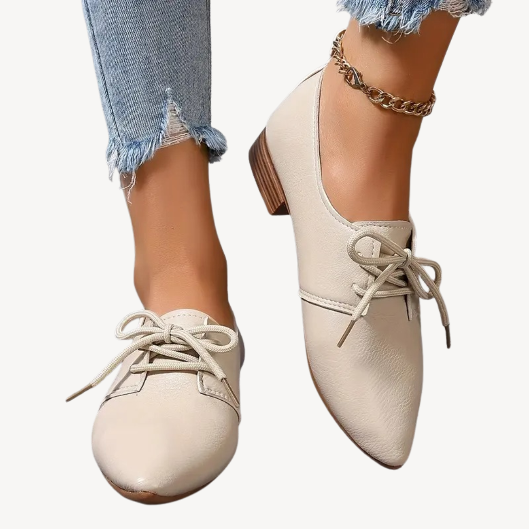 Orthopedic Leather Flat Shoes for Women