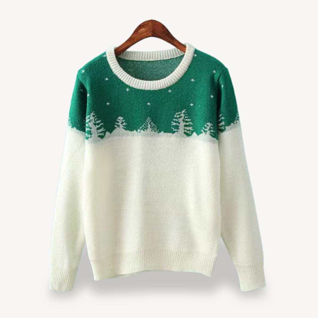 Embroidered Floral Sweater for Women