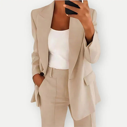 Suit Blazer Pants Set Women