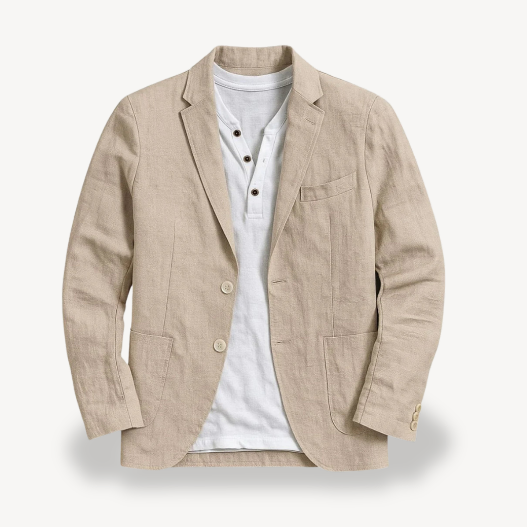 Men's Linen Blazer Jacket
