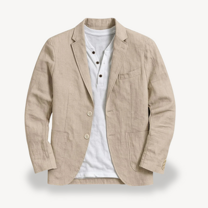 Men's Linen Blazer Jacket
