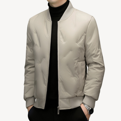 Men's Lightweight Puffer Bomber Jacket