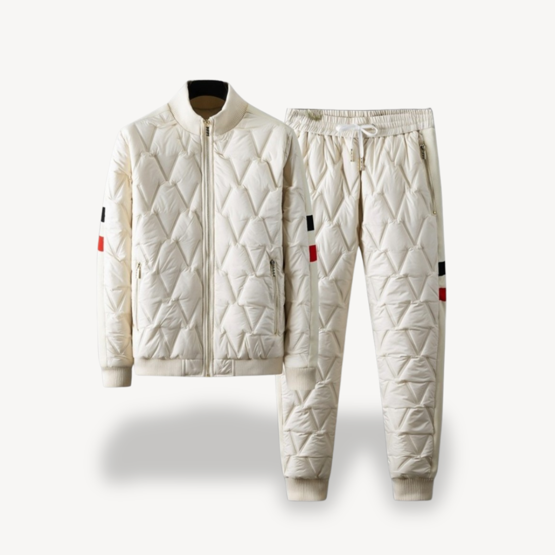 Men's Quilted Jacket and Pants Set