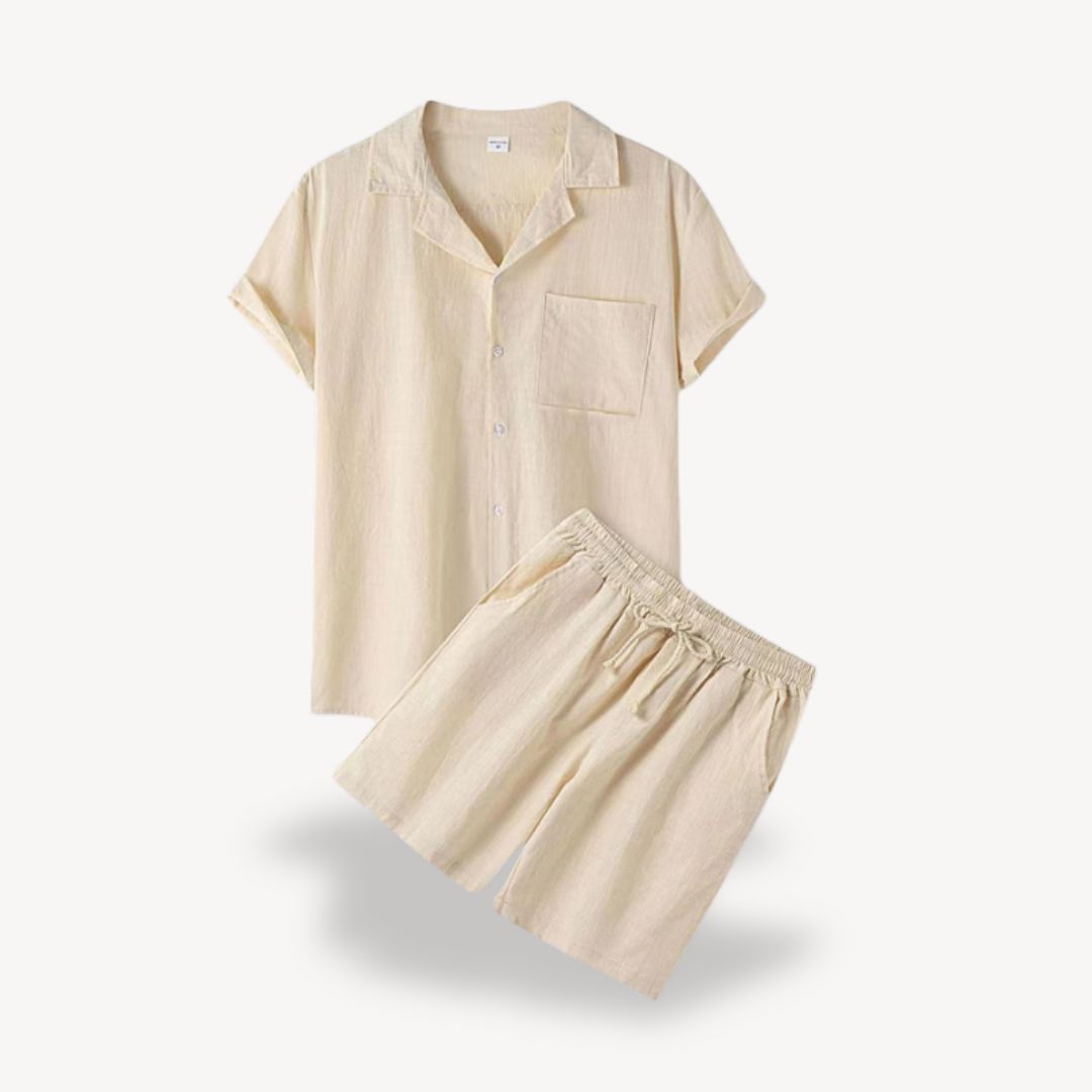 Men's Casual Linen Blend Outfit