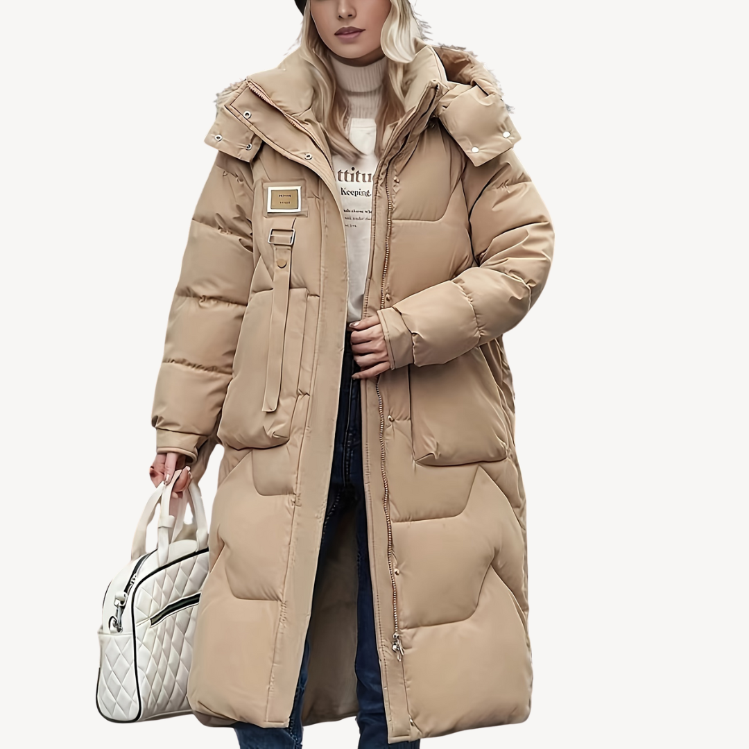 Women’s Long Hooded Puffer Coat