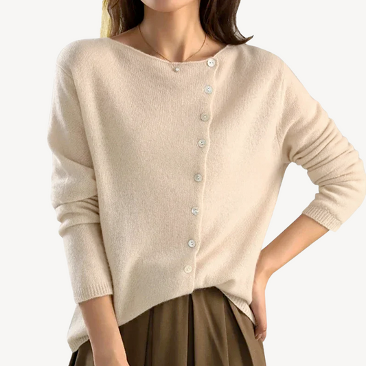Women’s Button-Front Knit Sweater