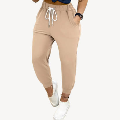 Women's Elastic Waist Jogger Pants