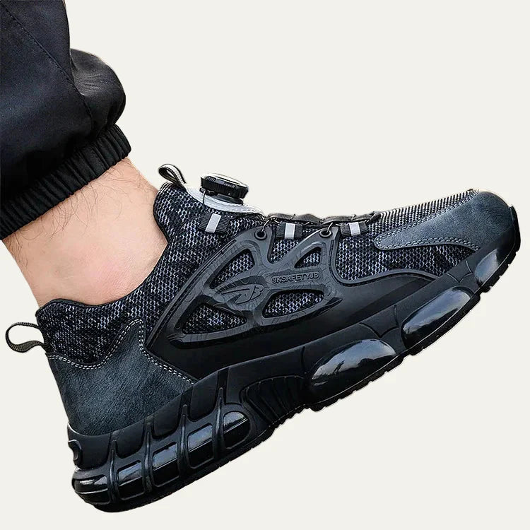 Men’s Futuristic Mesh Sneaker with Rotary Lacing System