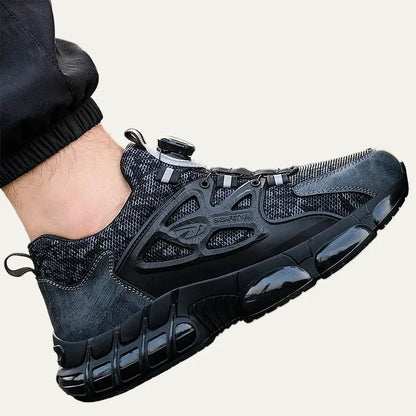 Men’s Futuristic Mesh Sneaker with Rotary Lacing System